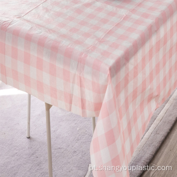 Tablecloth de Peva impresso com flanela de volta para a festa